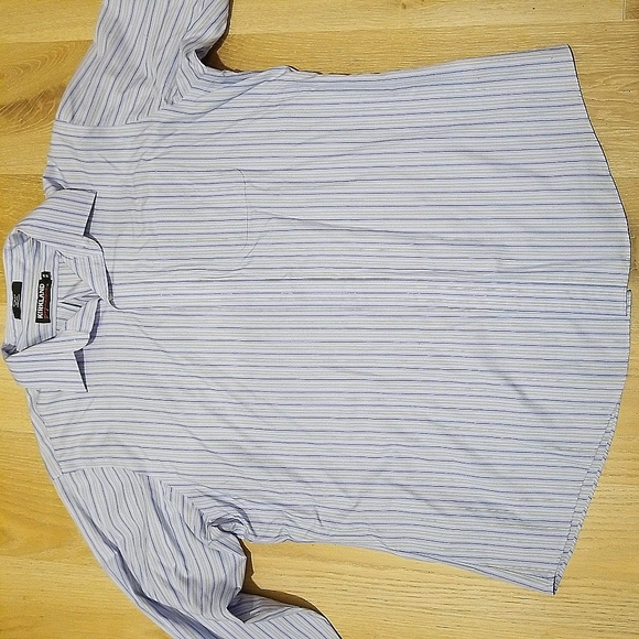 Kirkland Mens Button Down Striped Shirt - Picture 2 of 6